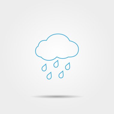 Yağmur satırı simgesi