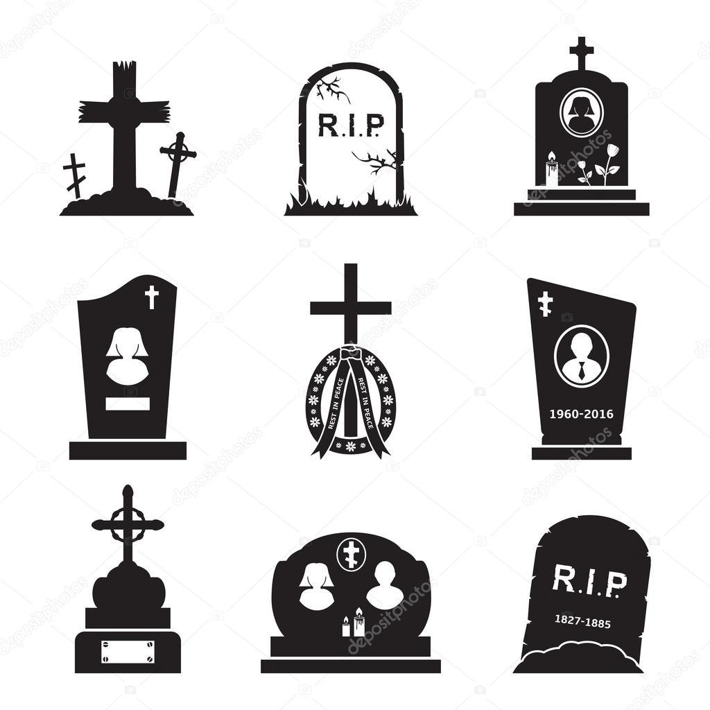 Vector Grave Icons