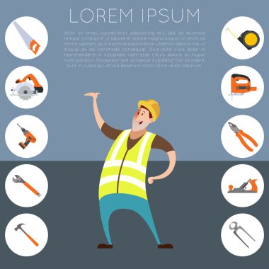 Araçları ile banner ve bir worker2