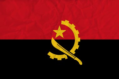 Angola kağıt bayrak