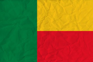 Benin kağıt bayrak