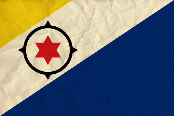 Bonaire papíru vlajka — Stockový vektor