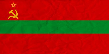 Transdinyester Cumhuriyeti kağıt bayrak