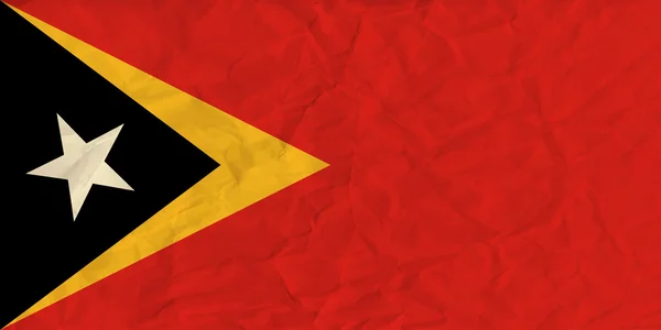 Timor Oriental bandera de papel — Archivo Imágenes Vectoriales