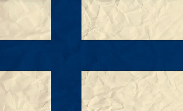 Φινλανδία χαρτί σημαία — Διανυσματικό Αρχείο