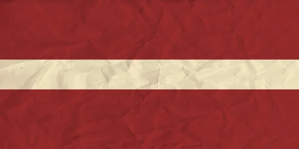 Latvia  paper  flag — Stock Vector