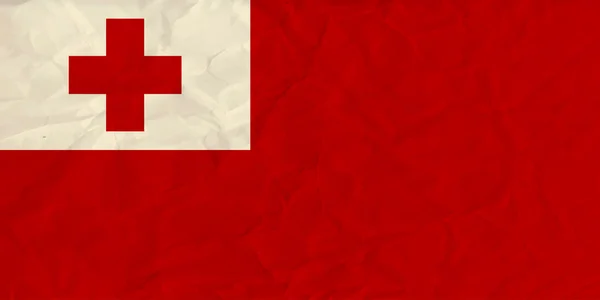 Bandeira de papel tonga —  Vetores de Stock