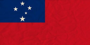 Samoa kağıt bayrak