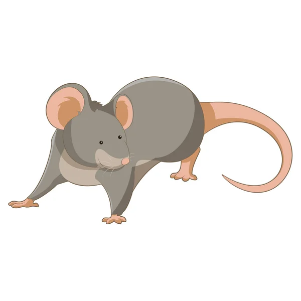 Χαμογελαστά ποντίκι καρτούν — Διανυσματικό Αρχείο