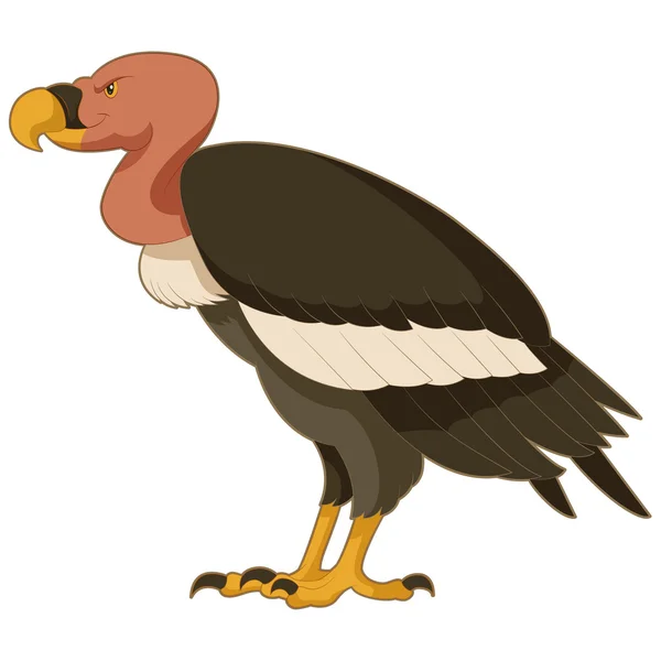 Cartoon lachende Vulture — Stockvector