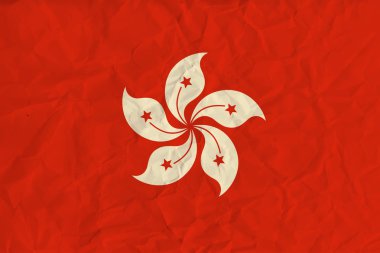 Hong Kong kağıt bayrak