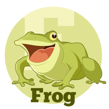 ABC karikatür kurbağa