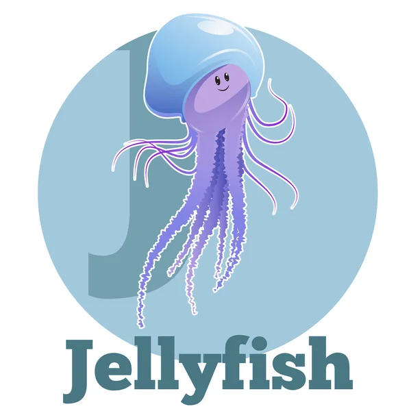 Abc 卡通 Jellyfish2 — 图库矢量图片