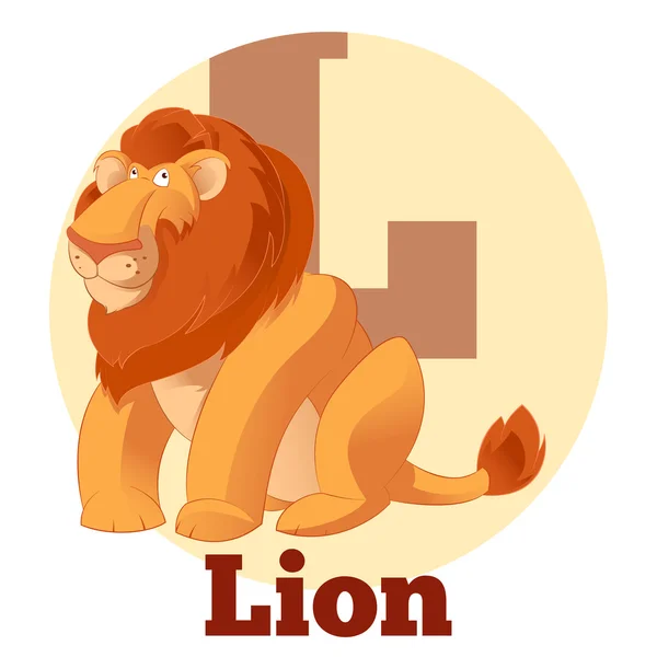 Abc 卡通 Lion2 — 图库矢量图片