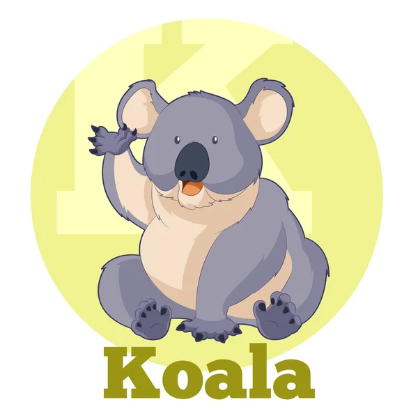 ABC dibujos animados Koala — Archivo Imágenes Vectoriales