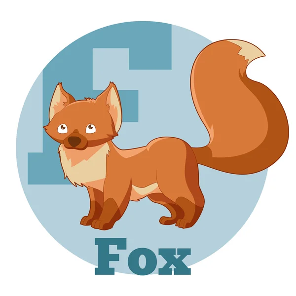 ABC tecknad Fox3 — Stock vektor