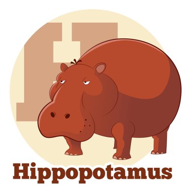 ABC çizgi film Hippopotamus2