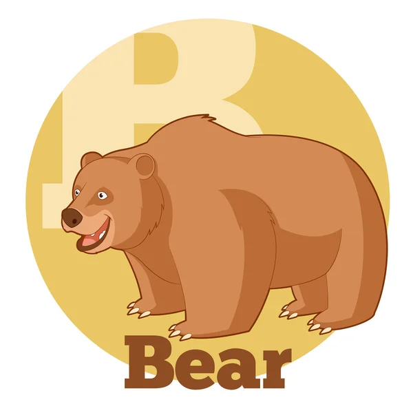 ABC dos desenhos animados Bear2 — Vetor de Stock