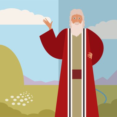 Moses Jew Banner clipart