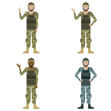 Mylitary erkekler kümesi