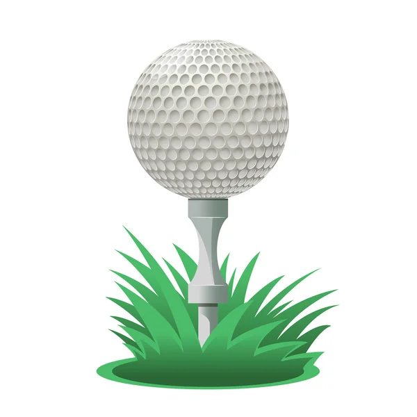 Pelota de golf — Vector de stock