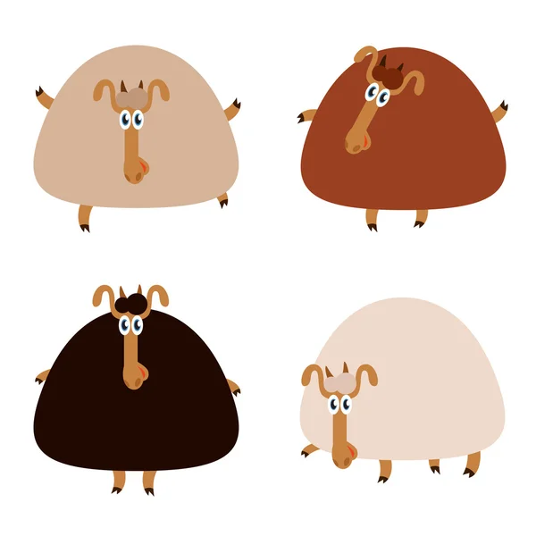 Колекція овець — стоковий вектор