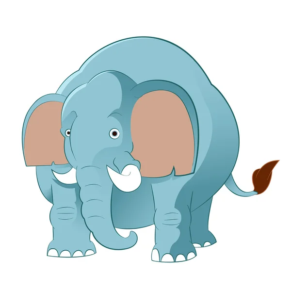 Elefant de desene animate — Vector de stoc