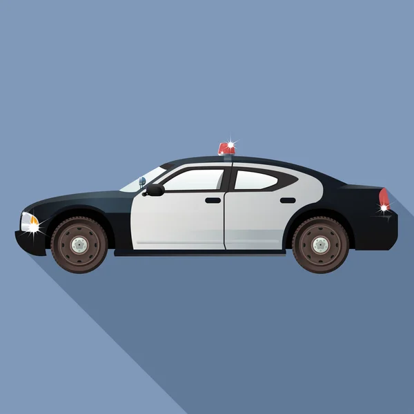 Voiture de police — Image vectorielle