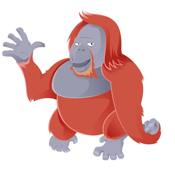 Orangután — Stock Vector