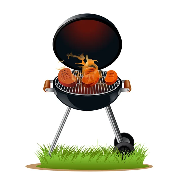 Viande de barbecue — Image vectorielle