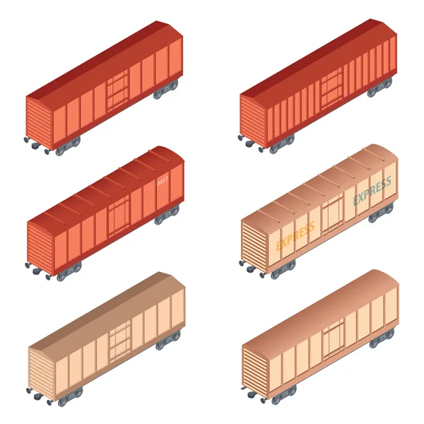 Isometrisk refrigereator bil — Stock vektor