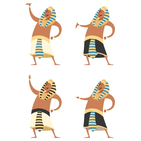 Conjunto de faraones — Archivo Imágenes Vectoriales