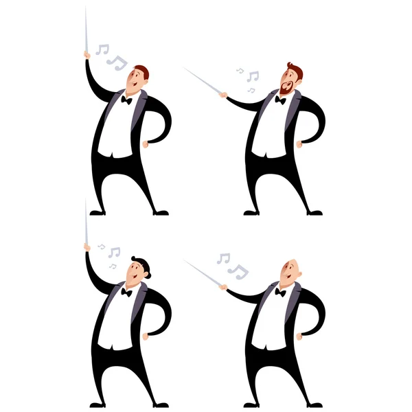 Set of conductors — Stock Vector