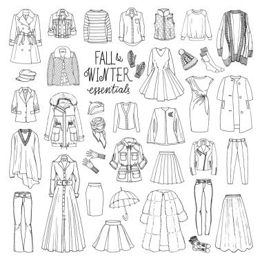 woman fall and winter fashion collection