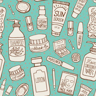 makyaj ve kozmetik desen