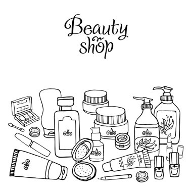 kozmetik güzellik salonu için arka plan