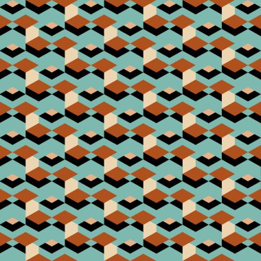 geometrik üçgenler desen