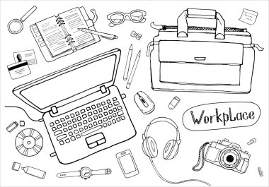 Yaratıcı office çalışma alanı kavramı