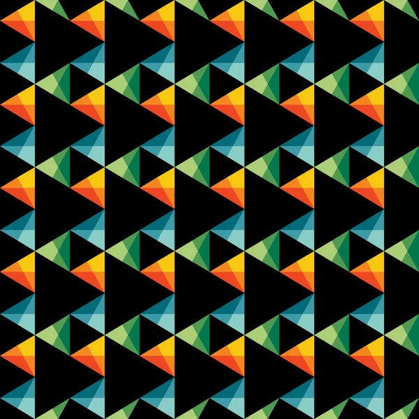 Geometric triangles pattern — Stock Vector