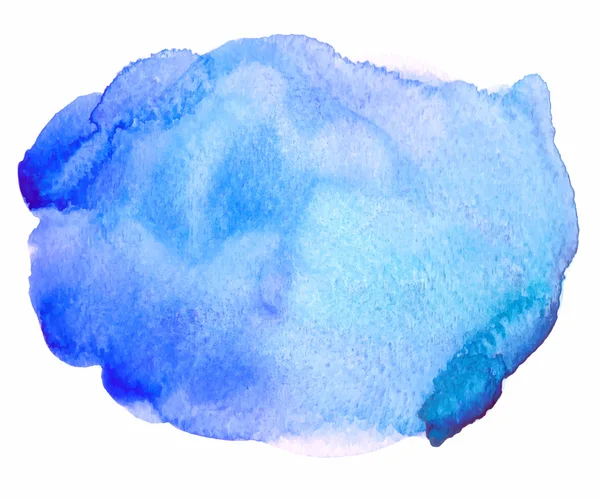 Acuarela abstracta fondo azul — Vector de stock