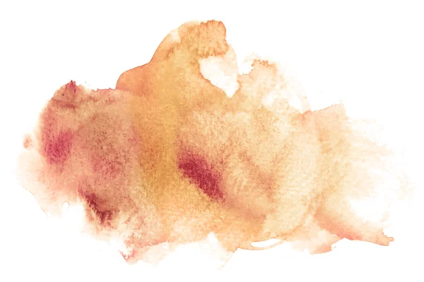 Fond d'aquarelle brun abstrait — Image vectorielle