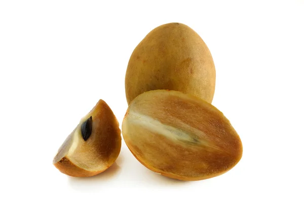 Frutti freschi di sapodilla — Foto Stock