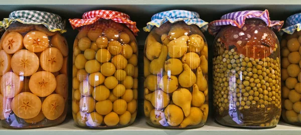 Traditionele Turkse Augurken Van Diverse Soorten Groenten Fruit — Stockfoto