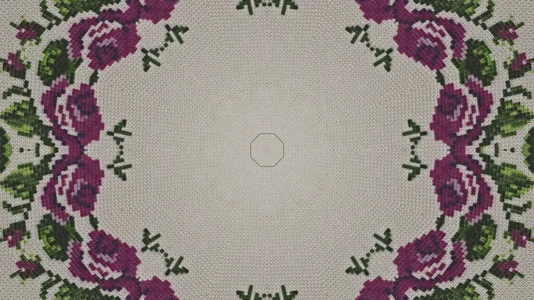 Textil Keramik Tapet Mycket Vackra Tryckta Motiv För Design Kalejdoskop — Stockfoto