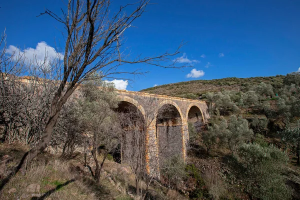 Turkey Izmir Urla Stone Structure Historical Cross Bridge — Stock Photo, Image