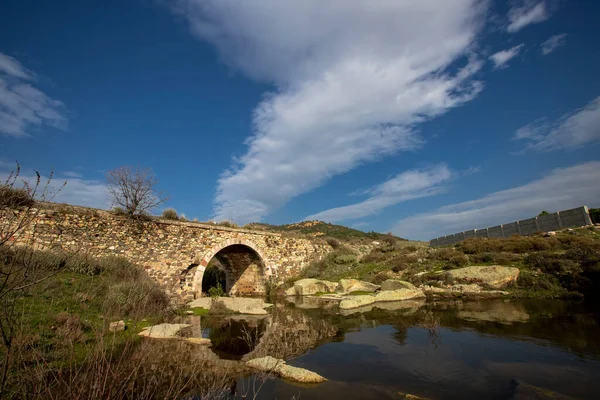 Historical Pers Stone Bridge Area Turkey Izmir Eski Foa Baaras — Stock Photo, Image