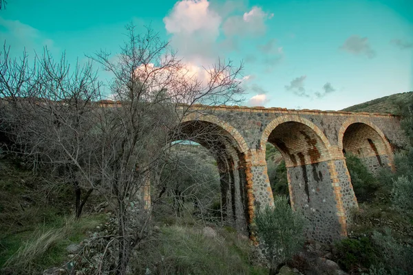 Turkey Izmir Urla Stone Structure Historical Cross Bridge — Stock Photo, Image