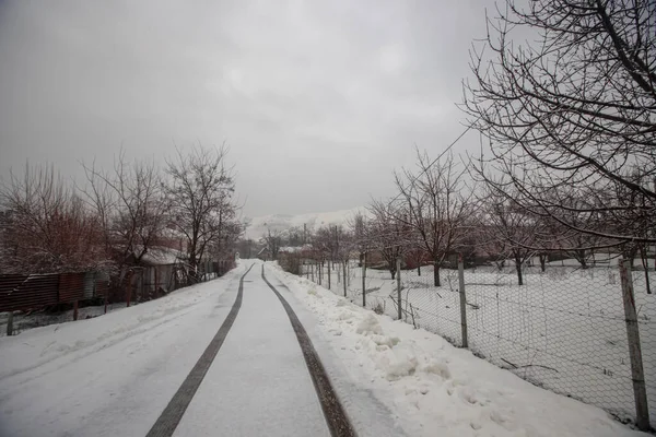 Turquie Bingol Photos Une Journée Hiver Enneigée Janvier 2019 — Photo