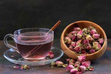 Küçük gül tomurcukları ve Bud gül çayı, Rosa Damascena