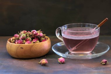 Küçük gül tomurcukları ve Bud gül çayı, Rosa Damascena